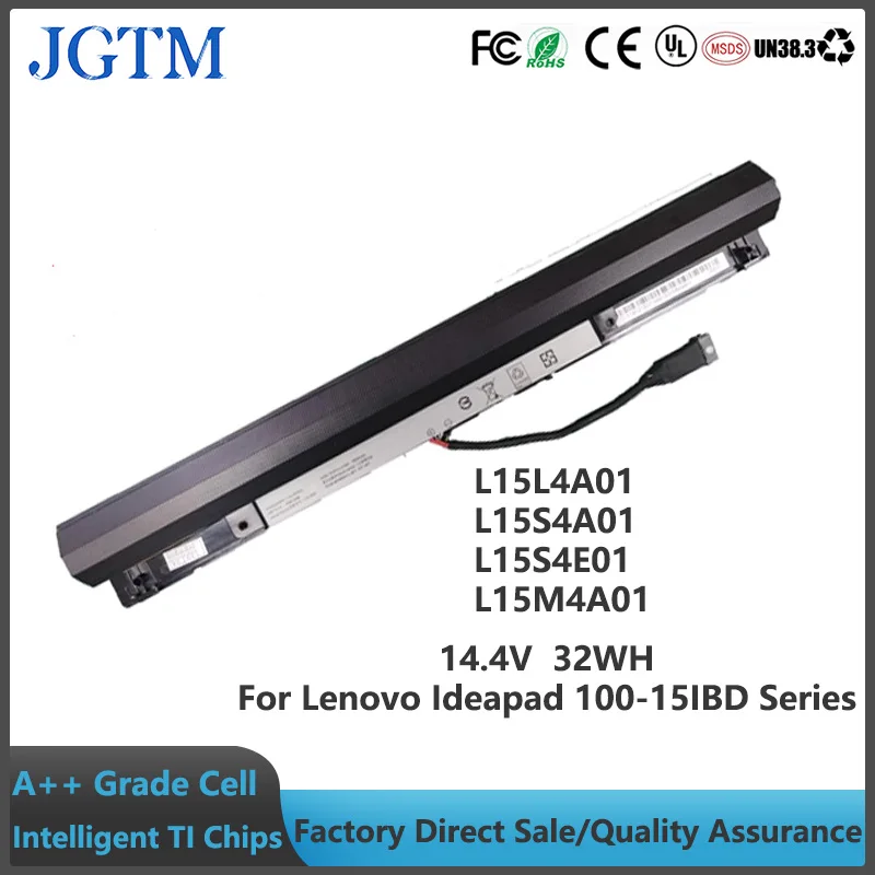 S55a88a4aa8e145528dfc94625d6386f3E.webp JGTM L15S4A01 L15L4A01 L15S4E01 L15M4A01 14.4V 32Wh Replacement Battery Lenovo Ideapad 100-14IBD (New) - Image 1
