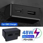 OBD Plug for Tesla Model 3 Model Y X S Obd Adapter Charging (New)
