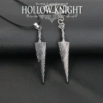 Game Hollow Knight Bone Nail Keychain Necklace Pure Nail Sword Metal Pendant (New)
