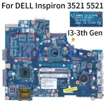 VAW00,LA-9104P,Dell Inspiron 15R 3521 5521 Notebook Mainboard 0GY07W 0671DP (New)