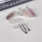 1 2 Contact Lens Tweezers Wear Tools Transparent Large Long Clamp Rod Set Small (New)