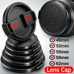 6-Universal Camera Lens Cap Canon Nikon Sony Fuji (New)