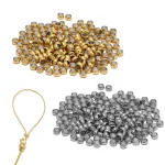 100 Stainless Steel Dia1.5 2 2.5 3 3.5 4mm Positioning Spacer Beads Ball Stopper Crimp End Bead for (New)