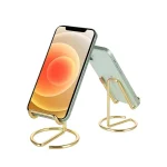 1 Metal Lazy Wire Mobile Phone Portable Holder Gold For Ipad Mobile Phone (New)