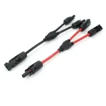 2Y Branch Parallel Connection 30A 1000V Electrical Solar Connector Photovoltaic 2 Solar Panel (New)