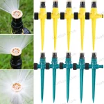 5 360Â° Rotation Garden Sprinkler Irrigation Watering System Agriculture Ground Automatic Tube Plug (New)