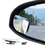 2 set Adjustable HD Glass Convex Car Motorcycle Blind Spot Mirror for Parking Rear (New)