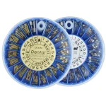 Dental Stainless Steel Screw Post Gold Plated Screw Post 120 Dental Materials for (New)