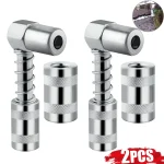 90 Degree Grease Coupler Gun Adapter Fittings Tool Grease Gun Tips 3 Jaw (New)