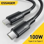 Essager 100W USB C To USB Type C Cable 5A (New)