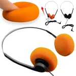 Retro Over-ear Headphones Portable Wired Stereo Adjustable Headband Headphones for (New)