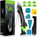 5 in 1 13  Silicone Remover Sealant Smooth Scraper Caulk Finisher Grout (New)