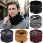 Fashion Knitted Neck Warmer Scarf Winter Sports Face Cover for Women Men Running (New)