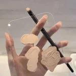 1 2 Acrylic Makeup Palette Spatula Liquid Foundation Eye Shadow Mixing Cream Pigments Nail (New)