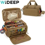 14" Heavy Duty Tactical Tool Bag, Durable Portable Work Organizer Non Slip Base, Multi (New)