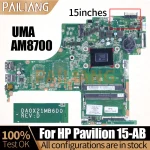 AM8700 HP Pavilion 15inches 15-AB Notebook Mainboard DA0X21MB6D0 814749-601 (New)