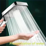 Adjustable Shower Head 3 Mode Rainfall Shower Large Flow Showerhead High Pressure Water (New)