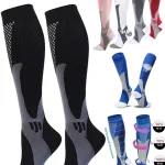 Compression Socks Travelers Socks Football Soccer Thigh Long Tube Unisex Outdoor Sports Nurses (New)