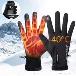 Winter Gloves Waterproof Thermal Touch Screen Thermal Windproof Warm Gloves Cold Weather Running (New)