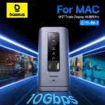 Baseus USB C HUB for Mac M3 M2 M1 System HDMI 4K@60Hz MST (New)
