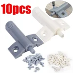 10 Gray White Kitchen Cabinet Door Stop Drawer Soft Quiet Close Closer Damper (New)