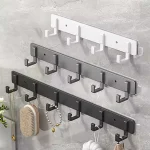 Kitchen Space Aluminum Punch Free Hooks Are Easy to Install Kitchen Utensils Storage Hooks (New)