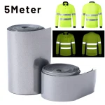 5M DIY Reflective Strip Heat Transfered Tape Sticker Handmade (New)