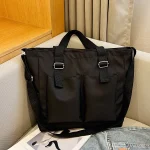 Waterproof Nylon Bag, Large Capacity, lightweight, Multi Functional Womens Bag, One Shoulder Crossbody Bag, Student (New)