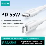 SAMZHE USB C Cable PD65W Fast Charge Cable iPhone (New)