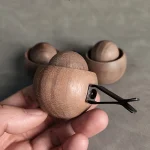 Car & Home Essential Oil Diffuser   Made of Wood Mini Cute Natural (New)