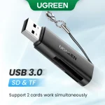 UGREEN Card Reader USB 3 to SD Micro SD TF Memory Card Adapter (New)