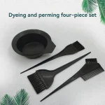 4 Set Hair Dyeing Kit Hair Color Dye Bowl Stirring Brush For Hair (New)