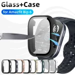 Glass Case Amazfit Bip 6 Tempered Glass Screen Protector & (New)