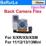 Rear Camera iPhone 12 1pcs Big Rear Camera Flex For iPhone 11 12 XR XS Max 13 Mini Back Camera Main Lens Ribbon Flex Cable Repair Parts (New)
