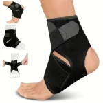 Adjustable Ankle Brace Breathable & Comfortable Elastic Ankle Support Sleeve Running Basketball Volleyball (New)