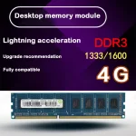 Used Disassembly DDR3 1600MHz 4GB 3 10600 3 12800 Memory for Desktop RAM, Good Quality! Random (New)