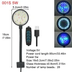 USB Aquarium LED Lamp Fish Tank Light Decor Aquatic Plant Multiple Modes Dimmable (New)