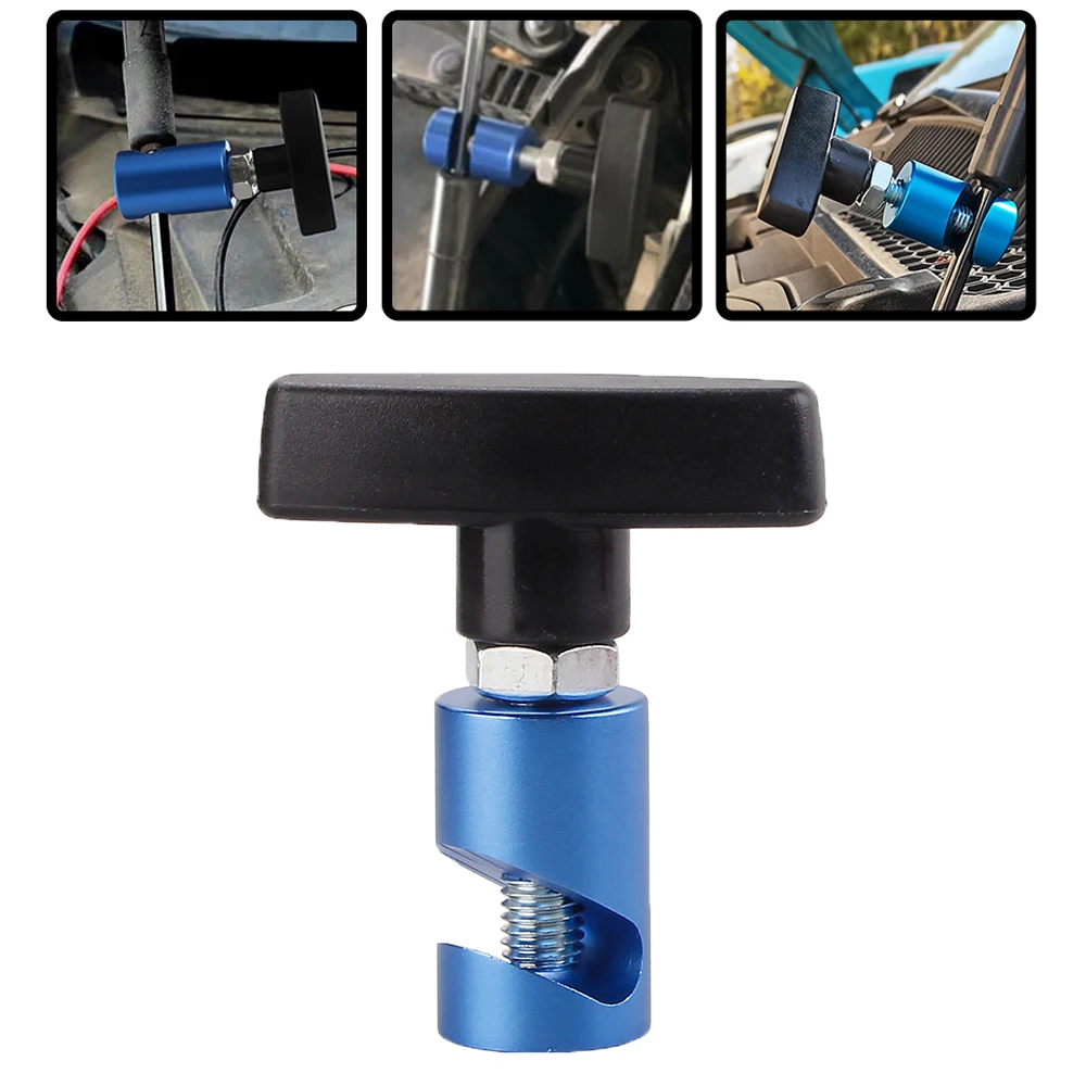 S5e52744a6898437ca0d43144aa308471w Aluminum Car Hood Holder Trunk Air Pressure Anti Slip Engine Cover Lifting Support Rod (New) - Image 1