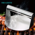 Stainless Steel Smash Burger Press Hamburger Patties Meat Masher Circular Meat Press Mold (New)