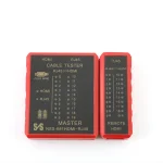 Multifunctional Cable Tester HDTV Compatible, RJ45 8P8C POE Anti Burn&RJ11 Line Professional Test Tool for Network (New)