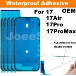 5 Waterproof Sticker for iPhone 17 17Pro 17ProMax 17Air Back Adhesive 3M Seal (New)