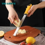 Stainless Steel Cheese Grater & Lemon Zester with Protect Cover Chocolate Fruit Grater (New)