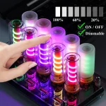 Touch Control Dimmable USB LED Filament Frosted Clear Glass Night Light Car Home (New)