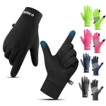 Sports Outdoor Running Mens Winter Warm Knitted Touchscreen Cycling Gloves Womens Autumn Winter Thin (New)