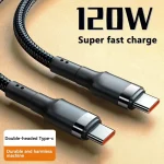 120W Fast Charge Cable PD Quick Charging High Quality USB C TO USB (New)