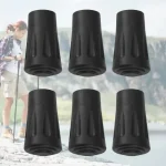 Anti Slip Hiking Sticks with Cap Protection Cap Pointe De Canne De Marche Cushioning (New)