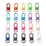 10 Lot High Quality Colorful Alloy Snap Lobster Clasp Hooks Keychain Findings for DIY (New)