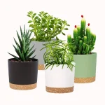 4 Flowerpot 5inch Removable Bottom Round Flower Pot Detachable Bottom Flower Pot Home (New)