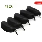 5 10pack Portable Zipper Sunglasses Protector Box Eye Glasses Case Box Oxford Travel Pack (New)