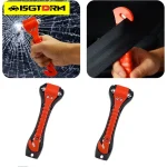 ISGTDRM Safety Hammer Camping Driving Car Seat Belt Cutter 2 in 1 Emergency Break Window (New)